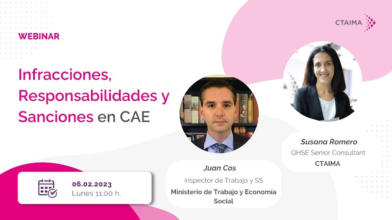 Webinar Infracciones, Responsabilidades y Sanciones en CAE
