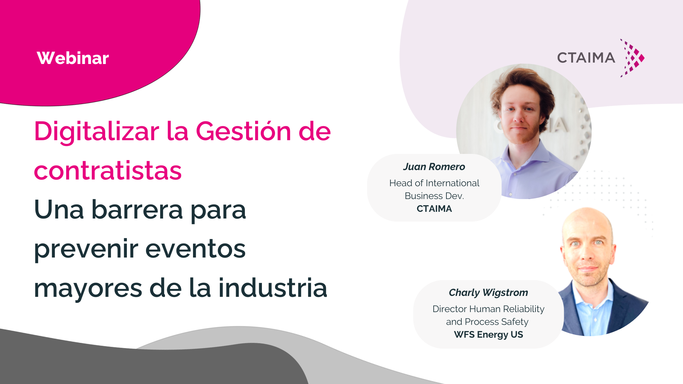 Webinar Digitalizar la Gestión de contratistas Una barrera para prevenir eventos mayores de la industria