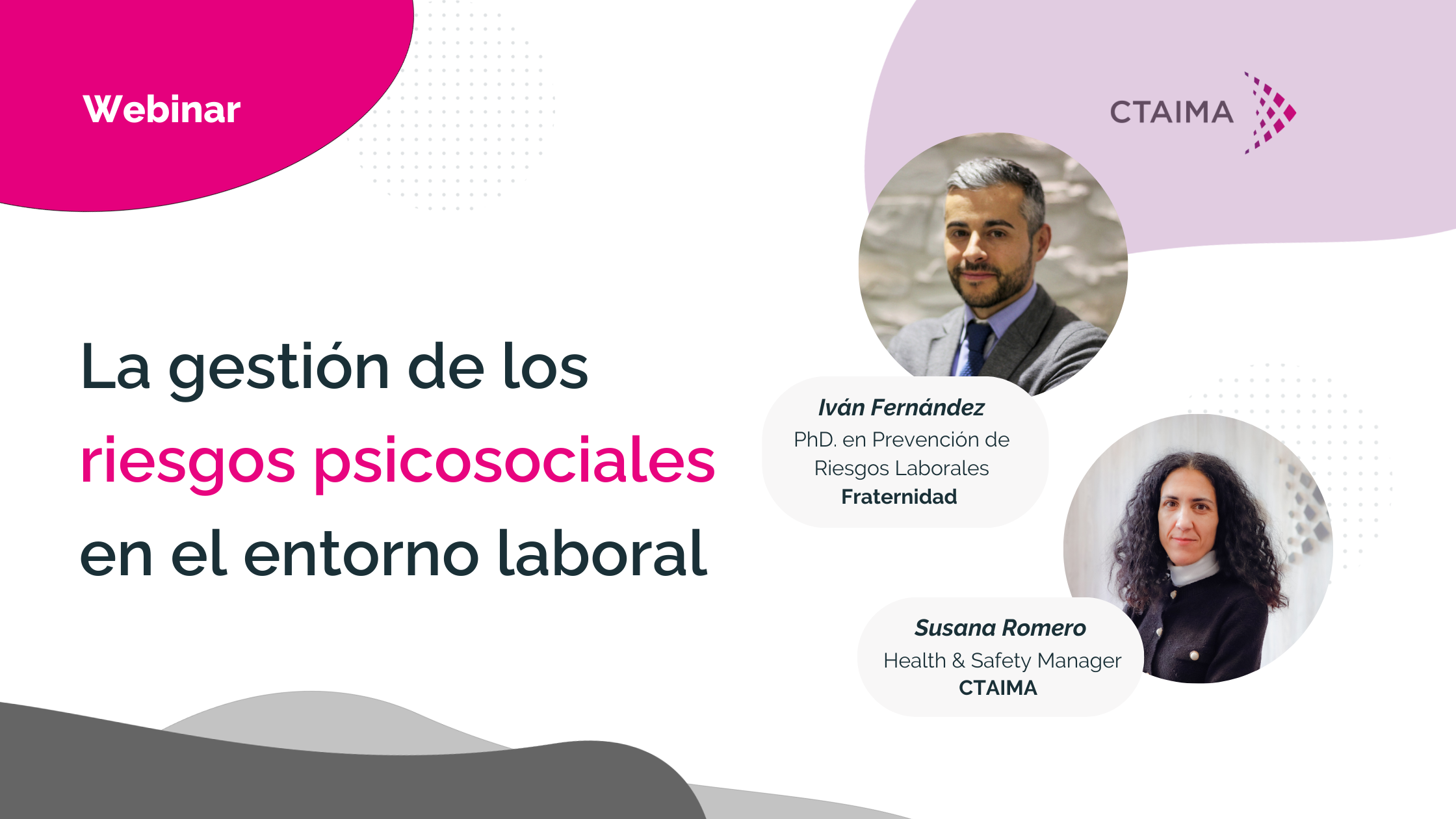 Webinar La gestión de los riesgos psicosociales en el entorno laboral