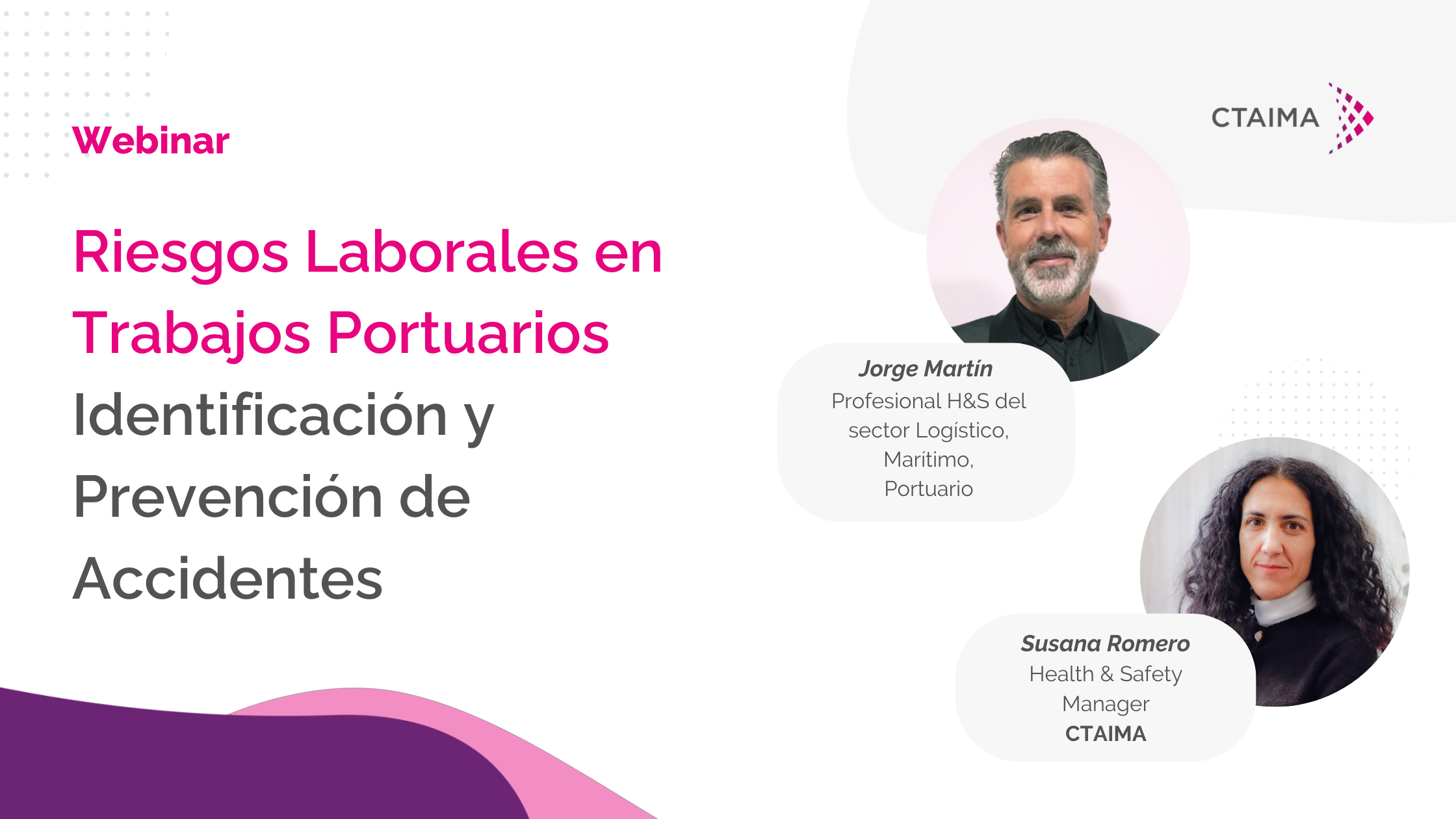 Webinar Riesgos Laborales en Trabajos Portuarios