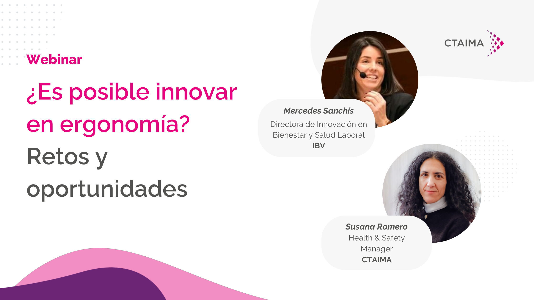Webinar ¿Es posible innovar en ergonomía Retos y oportunidades