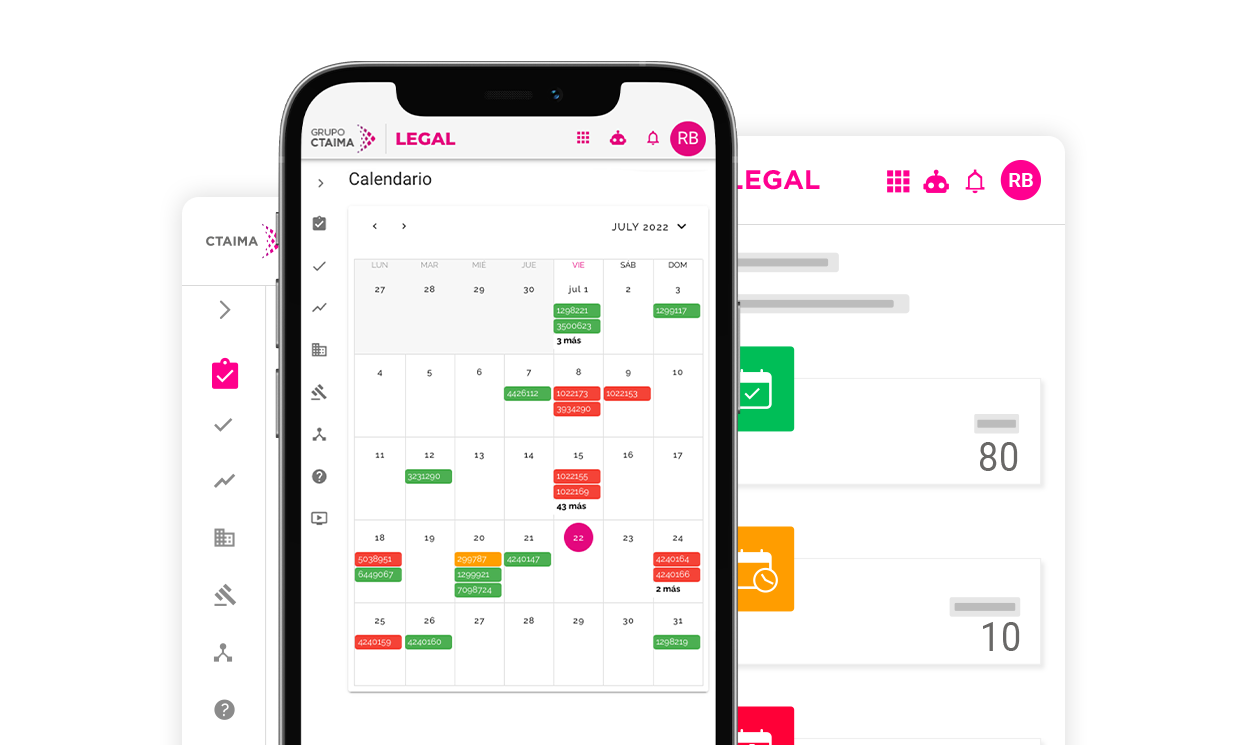Simplifica la planificación y seguimiento de acciones legales