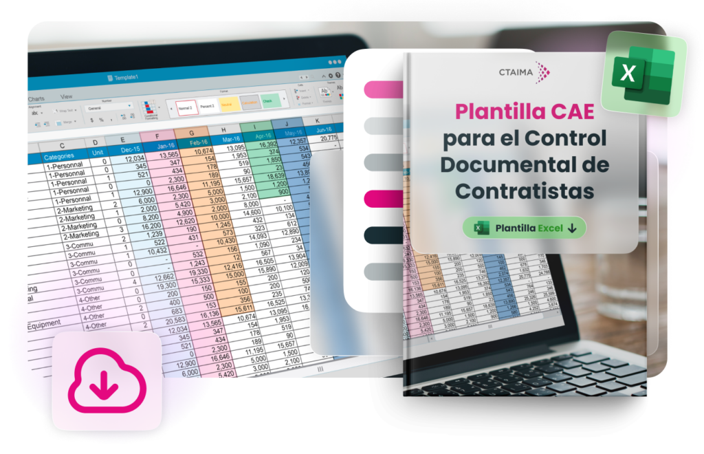 Plantilla CAE para control documental de Contratistas